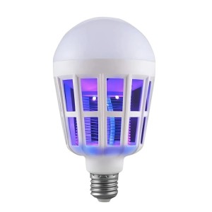 Lâmpada Mata Mosquito Mosca Multifuncional C Luz 15w Led 110