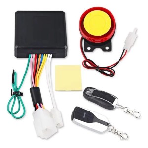 Sistema De Alarme Antifurto Para Motocicleta Chave E Buzina
