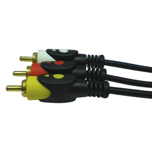 Cabo Rca Áudio e Vídeo 3 Rca  x 3 Rca 1,5m