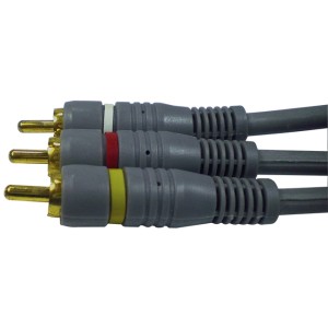Cabo Rca Áudio e Vídeo 3+3 1,5m