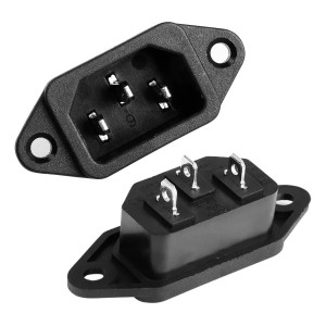 Tomada De Forca Tripolar Macho Painel De Força 10 Amperes 