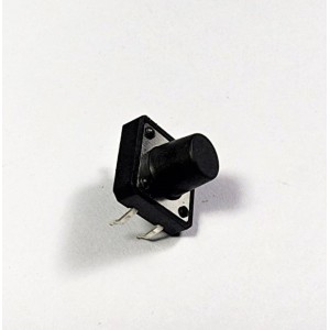 Kit Com 100 Un Chave Tact 180° 4 Terminais 12X12X9.5mm