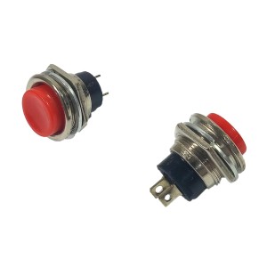 Chave Push Button OFF-( ON ) NA Vermelha IDS-212C S/ Trava