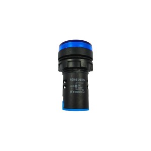 Sinaleiro Led Iluminado Azul 22mm 220-240VAC 